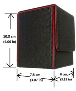 Deckbox de Cuero PU Rojo - Imagen 3